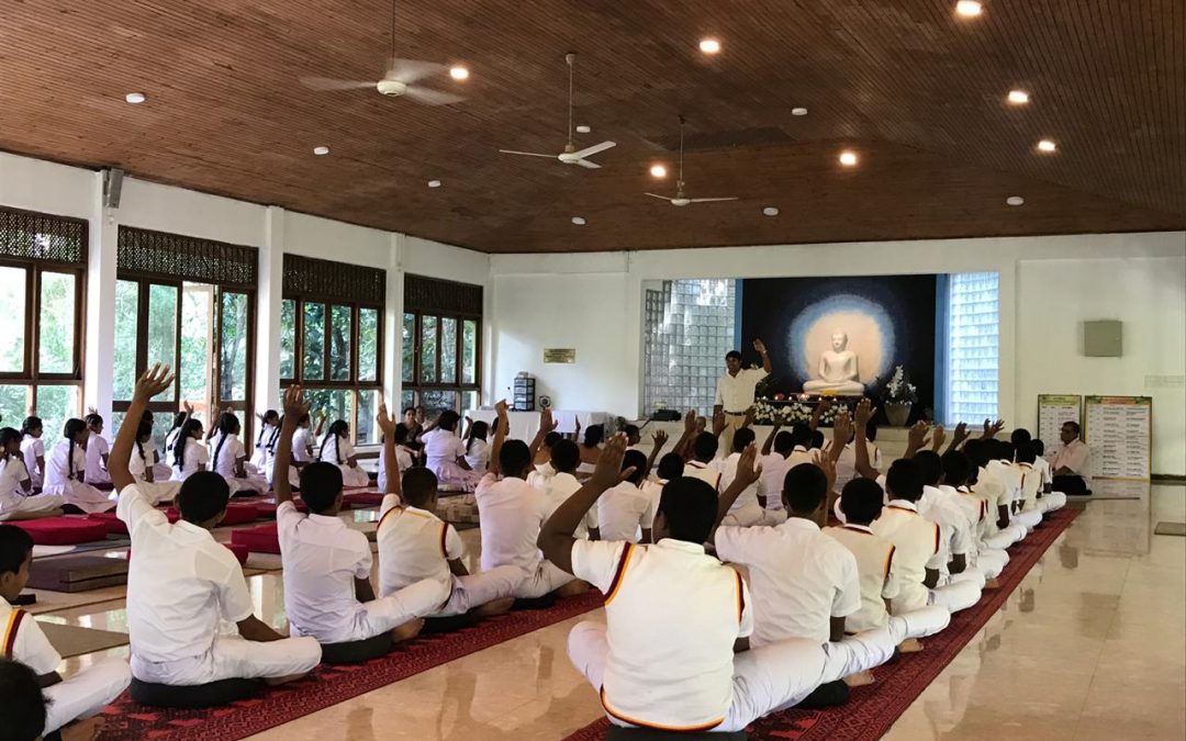 On 18 February 2019 we hosted a day of mindfulness training for a group of school children.